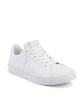 Synthetic Leather Rubber Sole Sneaker - 37 EU - Front View