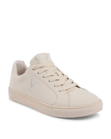 Synthetic Leather Rubber Sole Sneaker - 36 EU - Front View