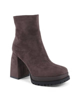 Fabric Ankle Boot with 10cm Heel - 36 EU - Front View