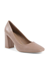 Synthetic Leather Pump with 8 cm Heel - 36 EU - Front View