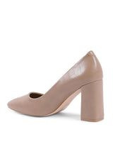 Synthetic Leather Pump with 8 cm Heel - 36 EU - Side View