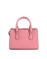 Tea Rose PVC & Polyester Women's Crossbody Bag - Compact Size - Side View