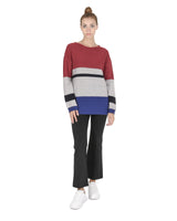 Premium Cashmere Boatneck Sweater - M - Side View