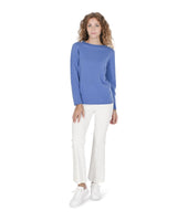 Premium Cashmere Boatneck Sweater - M - Front View