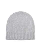 Edinburgh Crown Women's Cashmere Beanie Hat in Pearl Grey - One Size Luxury Accessory