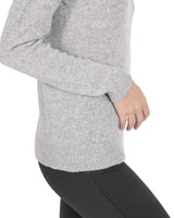 Cashmere Womens Turtleneck Sweater - Made in Italy - S - Side View