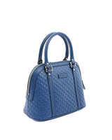 Gucci GG Marmont Mini Blue Leather Handbag - One Size - Front View