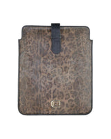Cavalli Class Men's Stylish Black Di Calfskin Tablet Case - One Size