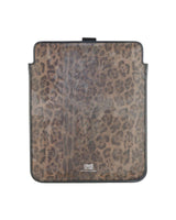 Cavalli Class Men's Stylish Black Di Calfskin Tablet Case - One Size - Front View