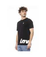 Invicta Men's Short-Sleeve Black Cotton Tee - Size S - Front View