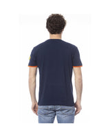 Invicta Men's XL Blue Logo Cotton Tee - Side View