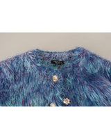 Dolce & Gabbana Women's Multicolor Polyester Fringes Coat Jacket - 42 IT - 45-Degree Angle