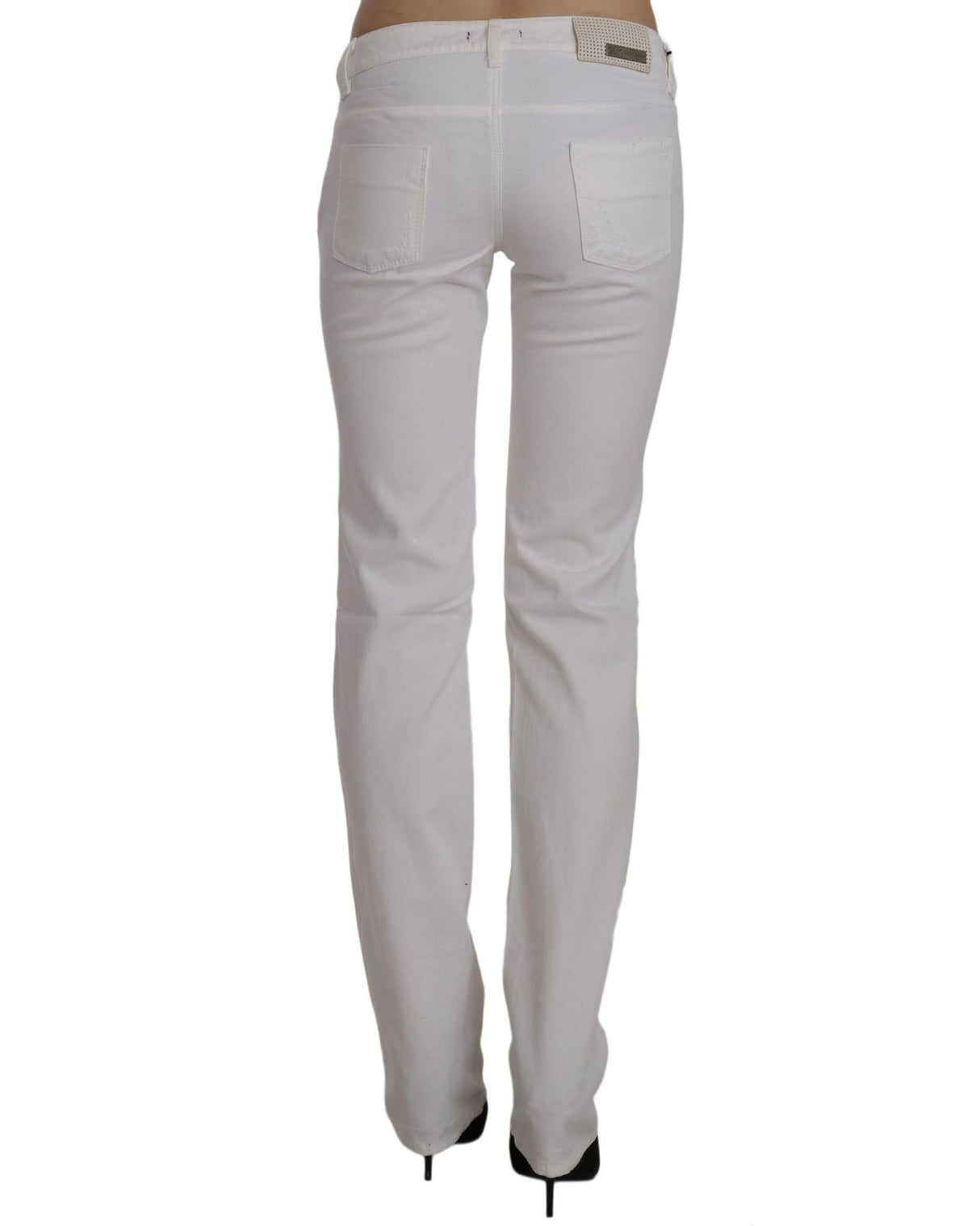 CoSTUME NATIONAL CNC Women's Slim Fit White Jeans W27