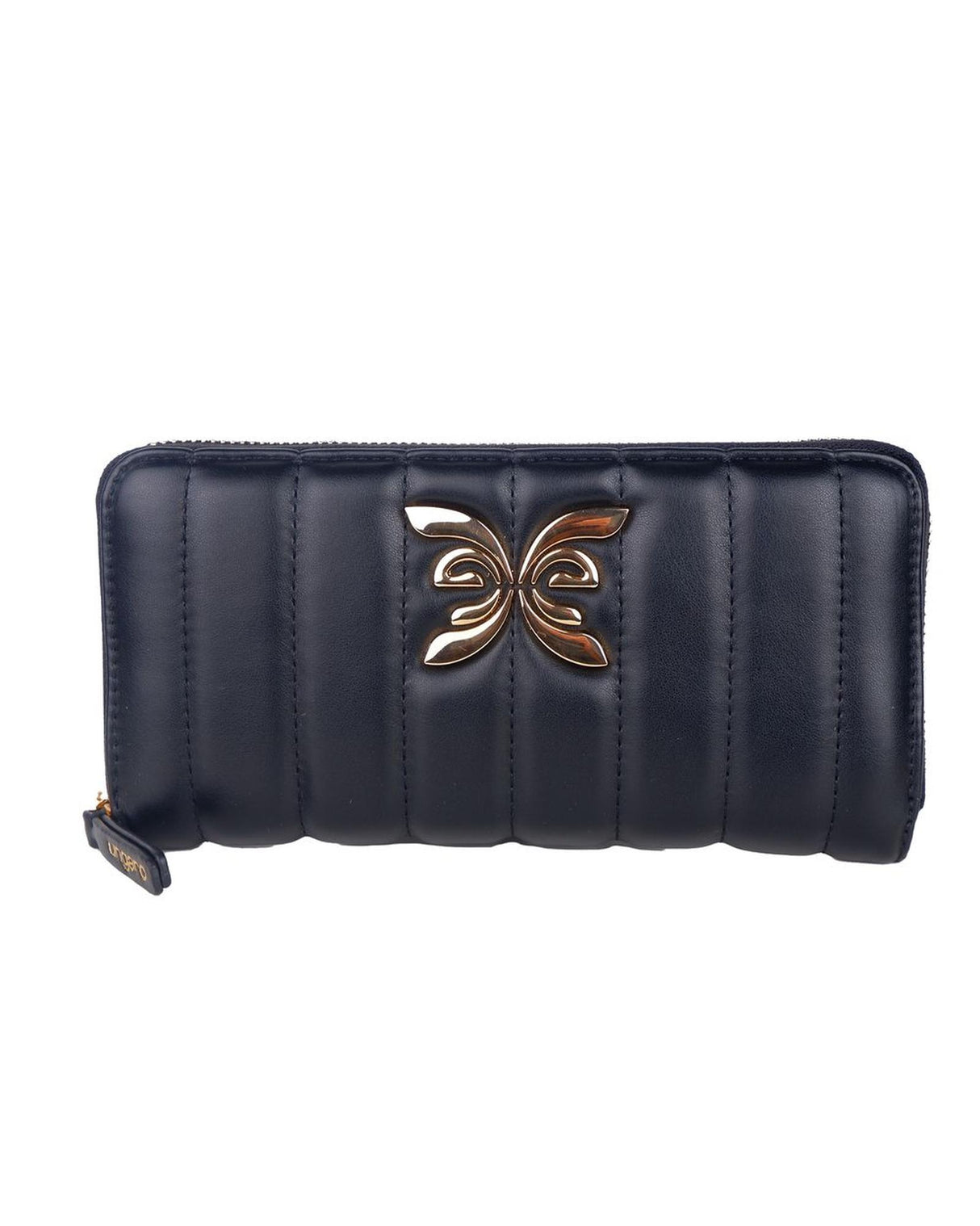 Ungaro Women's Quilted Black PVC Wallet - One Size