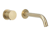 2020 shower Bath Burnished rose gold Gold Progressive Brass wall mixer tap faucet - Front View