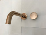 2020 shower Bath Burnished rose gold Gold Progressive Brass wall mixer tap faucet - Low Angle