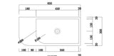 New Concrete Cement Wash Basin Counter Top Matte Light Grey Wall Hung Basin - Front View