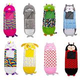 2022 Sleeping Bag Happy Nappers Kids Children Blanket Winter fluffy warm Xmas Gift - Front View