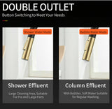 2023 Brushed Gold Spout Matte Black pull out with spray function kitchen mixer tap faucet - Close-Up Angle
