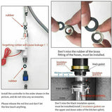 2023 Brushed Gold Spout Matte Black pull out with spray function kitchen mixer tap faucet - Low Angle
