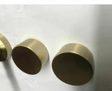 2021 New Burnished Gold Brushed Brass mixer WaterMark WELS round taps wall faucet basin - Front View