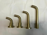 2021 New Burnished Gold Brushed Brass mixer WaterMark WELS round taps wall faucet basin - Close-Up Angle