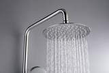 2023 Brushed Nickel Solid Stainless Steel 304 made shower set w diverter 200 mm head sprayer hand held head Suit Outdoor - Side View