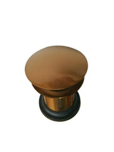 2021 new brushed Nickel Brushed stainless steel Pop Up Waste Plug 40 mm NO Overflow - Side View