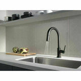 2023 Brushed Nickel Pull out Kitchen tap solid stainless steel made - Low Angle