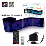 Programmable LED Matrix Panel Flexible Screen IP65 with APP Control 192*898mm - Extra Image