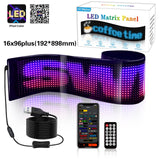 Programmable LED Matrix Panel Flexible Screen IP65 with APP Control 192*898mm - Extra Image