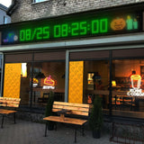 Programmable LED Matrix Panel Flexible Screen IP65 with APP Control 192*1762mm - Top-Down View