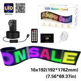 Programmable LED Matrix Panel Flexible Screen IP65 with APP Control 192*1762mm - Extra Image