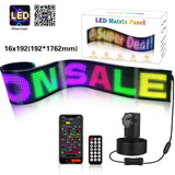 Programmable LED Matrix Panel Flexible Screen IP65 with APP Control 192*1762mm - Extra Image