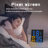 Programmable LED Matrix Pixel Screen with APP Control 16*16 - Side View