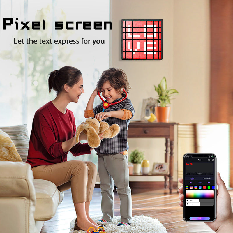 Programmable LED Matrix Pixel Screen with APP Control 16*16
