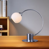 Penelope Touch Table Lamp - Chrome - Side View