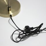 Sarla Antique Brass Accent Lamp - Side View