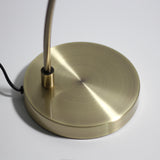 Sarla Antique Brass Accent Lamp - Top-Down View