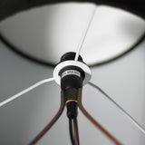 Belira Modern Copper Table Lamp - Low Angle