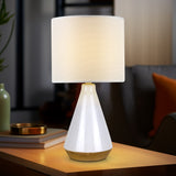 Lux Tapered Ceramic Table Lamp - Side View
