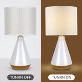 Lux Tapered Ceramic Table Lamp - Rear View