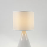 Lux Tapered Ceramic Table Lamp - Low Angle