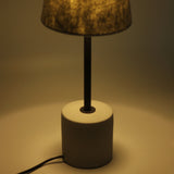 Industrial Elegance: Jerome Grey Table Lamp - Extra Image