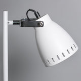 Audrey Adjustable Dual-Head Floor Lamp - White