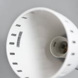 Audrey Adjustable Dual-Head Floor Lamp - White - Top-Down View