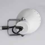 Audrey Adjustable Dual-Head Floor Lamp - White - Rear View
