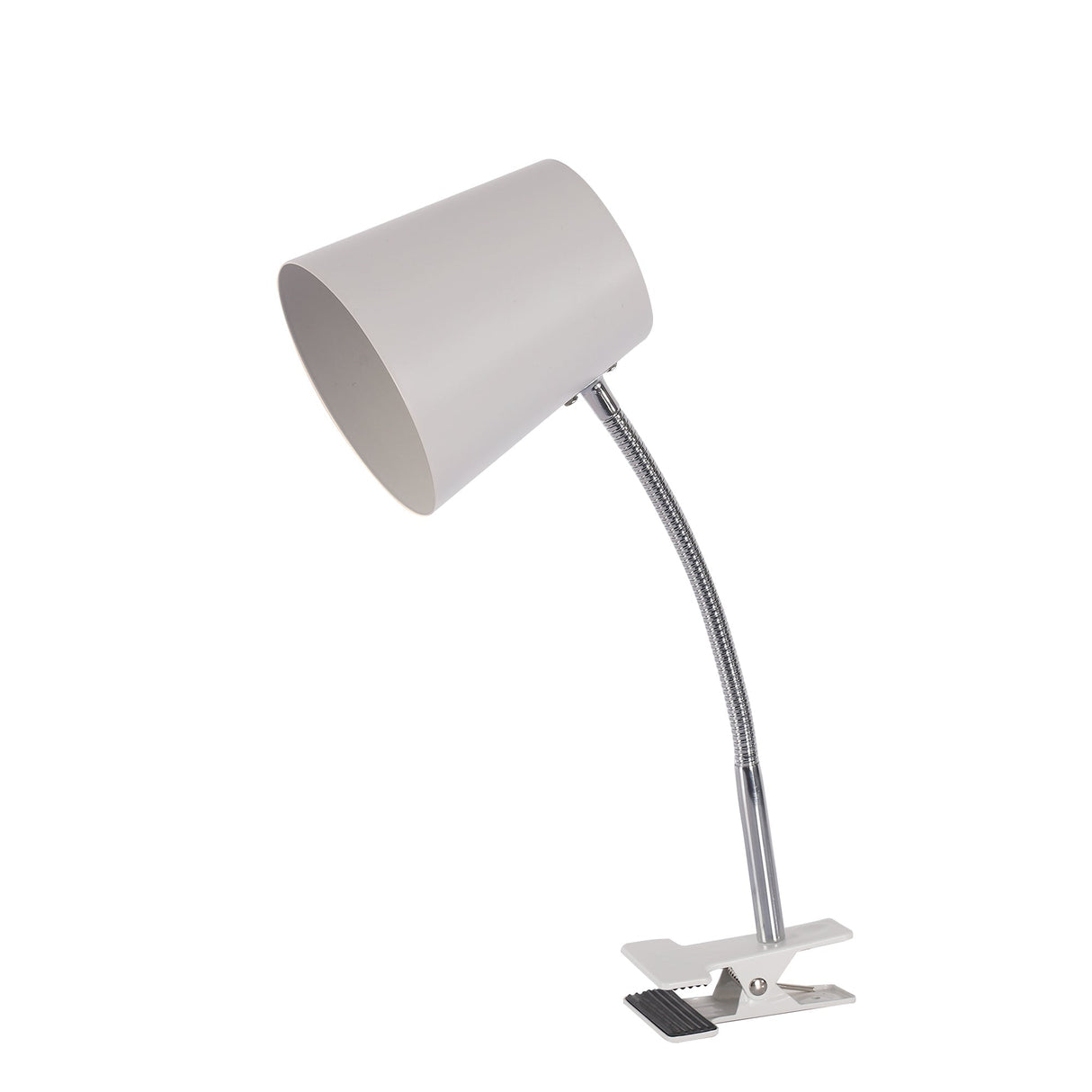 Ellie Adjustable Clip-On Table Lamp in White