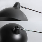 Modern Black Abby Table Lamp - Rear View