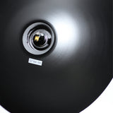 Modern Black Abby Table Lamp - Close-Up Angle